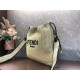 Fendi PACK SMALL POUCH Raffia Beige Mid