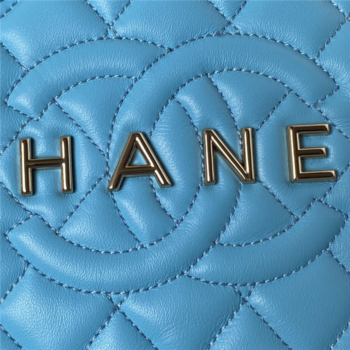 Chanel STAR HANDBAG Lambskin & Gold-Tone Metal AS4579 Blue A