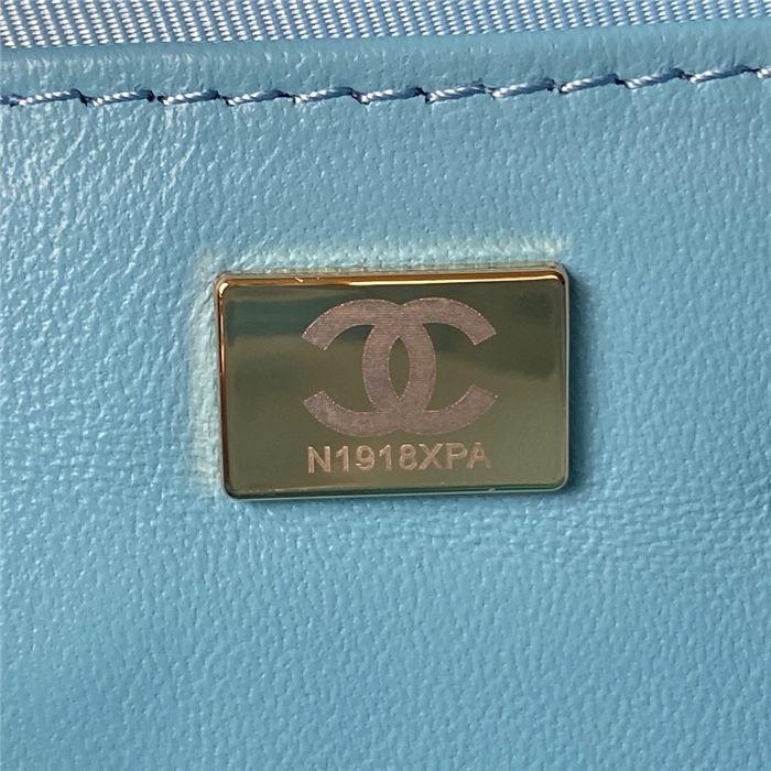 Chanel STAR HANDBAG Lambskin & Gold-Tone Metal AS4579 Blue A