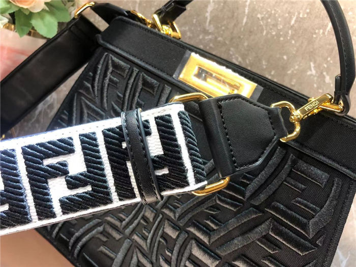 Fendi PEEKABOO ISEEU MEDIUM Embroidery Black Mid