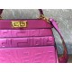 Fendi PEEKABOO ISEEU MEDIUM Embossed Fuchsia Mid