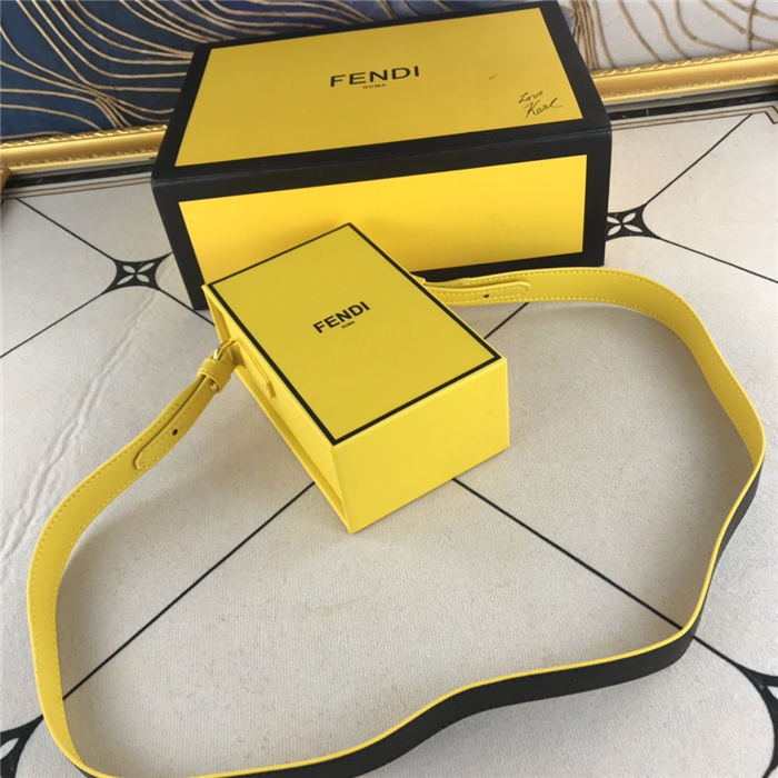 Fendi VERTICAL BOX Yellow Mid