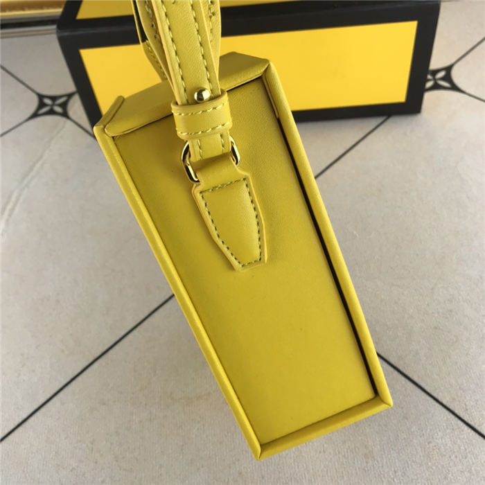 Fendi VERTICAL BOX Yellow Mid