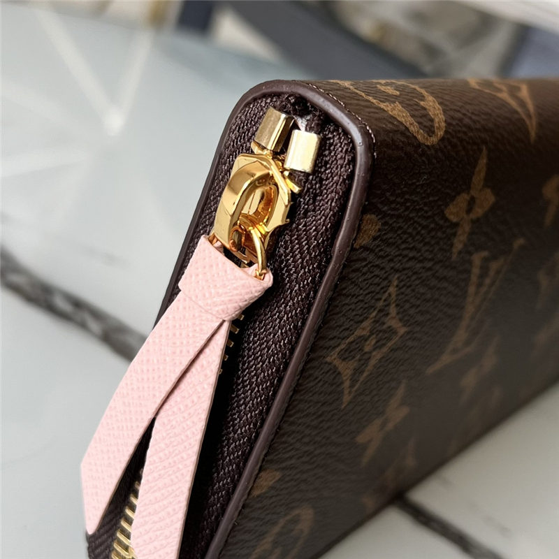 Louis Vuitton CLÉMENCE WALLET Monogram Pink-Lining M60742 High