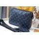 Louis Vuitton DUO MESSENGER Monogram Shadow Navy Blue M45730 High