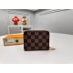 Louis Vuitton ZIPPY COIN PURSE Damier Ebène coated canvas High