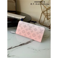 Louis Vuitton ZIPPY WALLET Mahina perforated calf leather Gradient Pink M80490 High