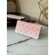 Louis Vuitton ZIPPY WALLET Mahina perforated calf leather Gradient Pink M80490 High