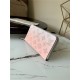 Louis Vuitton ZIPPY WALLET Mahina perforated calf leather Gradient Pink M80490 High