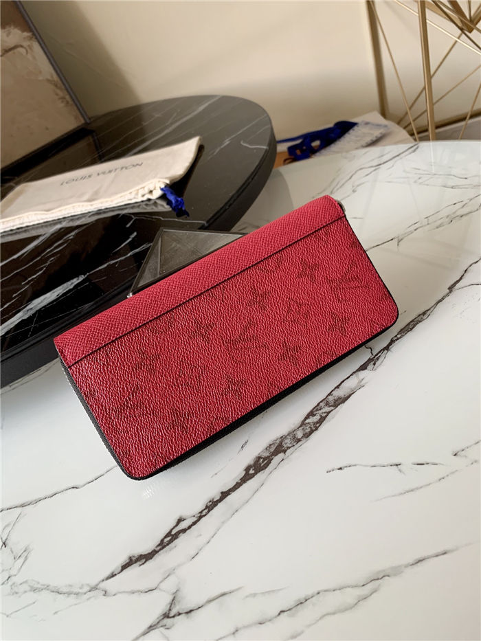 Louis Vuitton ZIPPY WALLET Vertica Taïgarama Red M63095 High