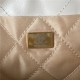 Chanel 22 MINI HANDBAG Shiny Calfskin White & Gold-Tone Metal AS3980 High