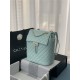 Chanel Large Backpack Lambskin 91122 Gold-Metal Blue High