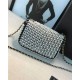 Mini CLASSIC HANDBAG Lambskin Pearls Gold Metal Black High