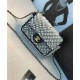 Mini CLASSIC HANDBAG Lambskin Pearls Gold Metal Black High