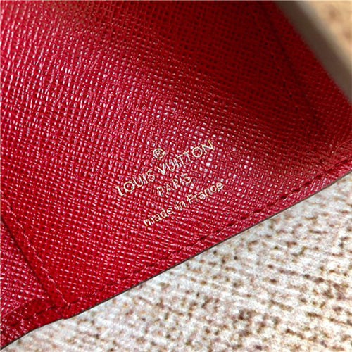 Louis Vuitton VICTORINE WALLET Monogram M41938 Dk-Red High