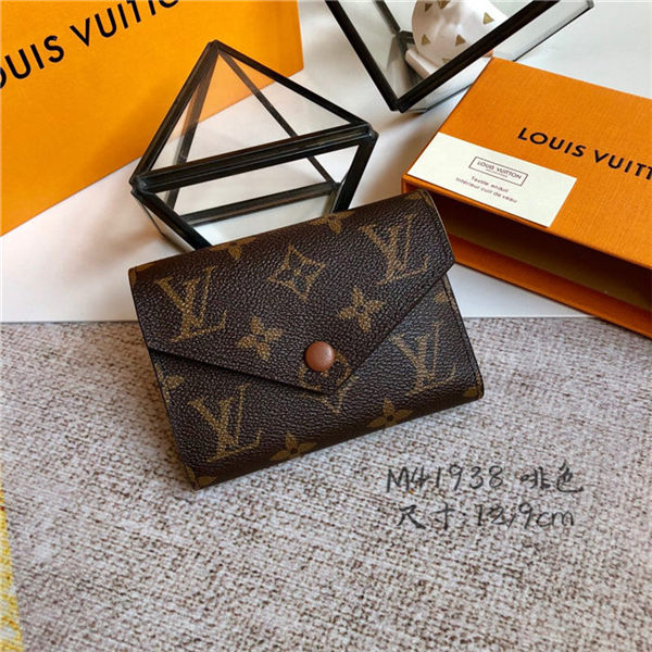 Louis Vuitton VICTORINE WALLET Monogram M41938 Coffee High