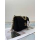 Chanel 19 Flap Bag Tweed, Gold-Tone, Silver-Tone & Ruthenium-Finish Metal Black High