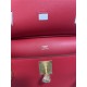 Hermes Jypsiere Mini Swift Leather WAX Red Gold-Metal High