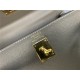 Hermes Jypsiere Mini Swift Leather WAX Black Gold-Metal High