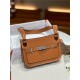 Hermes Jypsiere Mini Swift Leather WAX Gold Silver-Metal High