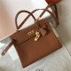 Hermes Kelly 25/28cm Retourne Bag Togo Leather In Gold WAX High