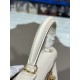 Hermes Kelly 25/28cm Retourne Bag Togo Leather In White WAX High