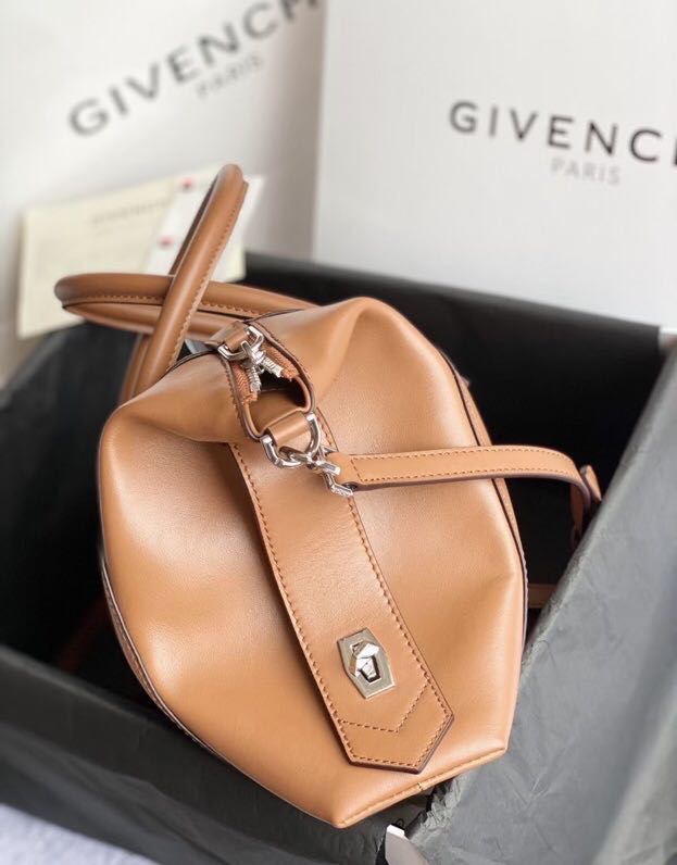 Givenchy SMALL ANTIGONA SOFT BAG IN SMOOTH LEATHER Brown High