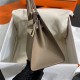 Hermes Birkin Sellier Bag 25/30cm Epsom Leather WAX Etoupe Silver-Metal High