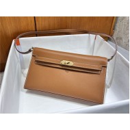 Hermes Kelly Elan 28cm Madame Leather Gold Gold-Metal WAX High