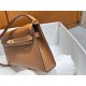 Hermes Kelly Elan 28cm Madame Leather Gold Gold-Metal WAX High