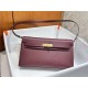 Hermes Kelly Elan 28cm Madame Leather Bordeaux Gold-Metal WAX High