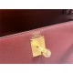 Hermes Kelly Elan 28cm Madame Leather Bordeaux Gold-Metal WAX High