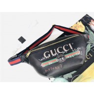 Gucci Coco Capitán logo belt bag 493869 Black High