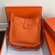 Hermes Evelyne III PM Bag Calfskin In Orange High