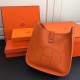 Hermes Evelyne III PM Bag Calfskin In Orange High