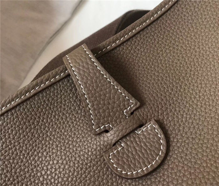 Hermes Evelyne III PM Bag Calfskin In Brown High