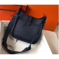 Hermes Evelyne III PM Bag Calfskin In Navy High