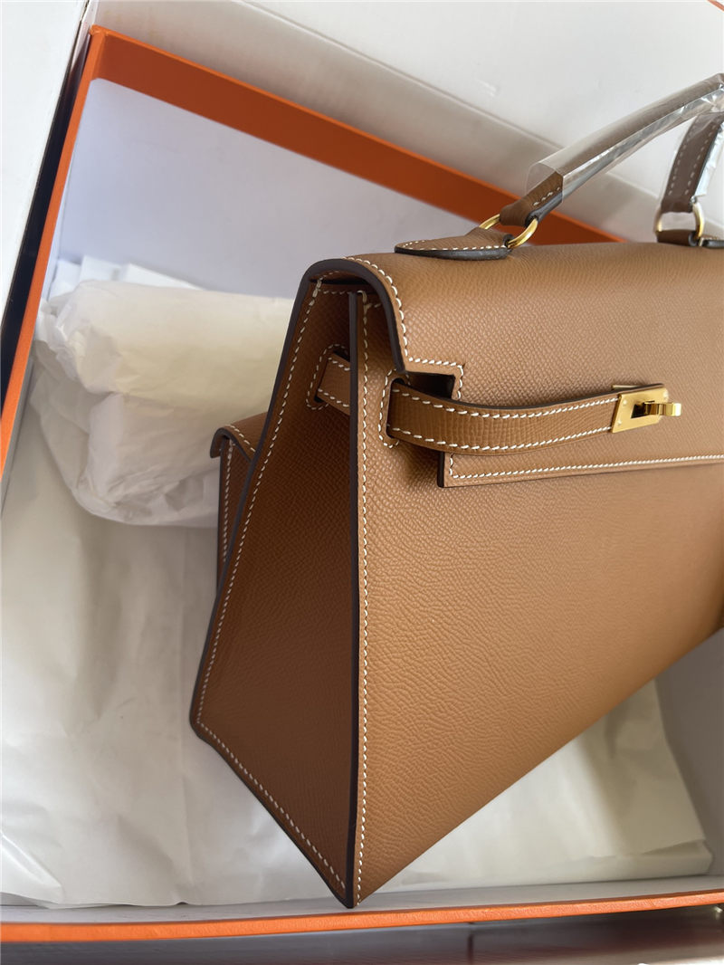 Hermes Kelly Sellier 25 Epsom WAX Gold High