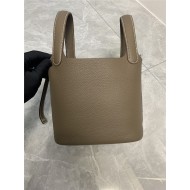 Hermes Picotin 18 Bag Clemence Leather In Dk-Camel High