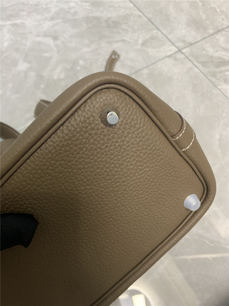 Hermes Picotin 18 Bag Clemence Leather In Dk-Camel High