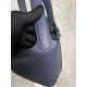 Hermes Picotin 18 Bag Clemence Leather In Navy High