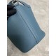 Hermes Picotin 18 Bag Clemence Leather In Denim Blue High