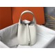 Hermes Picotin Lock 18/22 Bag Togo Leather In Craie-Silver WAX High