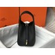 Hermes Picotin Lock 18/22 Bag Togo Leather In Black-Gold WAX High