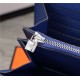 Hermes Constance Long Wallet Calfskin In Royal Blue High