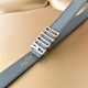 Dior D-FENCE BELT 20MM Smooth Calfskin Grey-Blue High