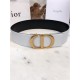 Dior 30 MONTAIGNE BELT 70MM Calfskin Black&White High