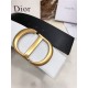 Dior 30 MONTAIGNE BELT 70MM Calfskin Black&White High