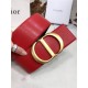 Dior 30 MONTAIGNE BELT 70MM Calfskin Black&Red High