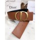 Dior 30 MONTAIGNE BELT 70MM Calfskin Black&Camel High